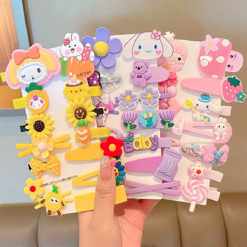 New Children'S Hairpin Set Korean Princess Hairpin Girls Cartoon Hair Accessories Cute Baby Broken Hairpin - Image 2