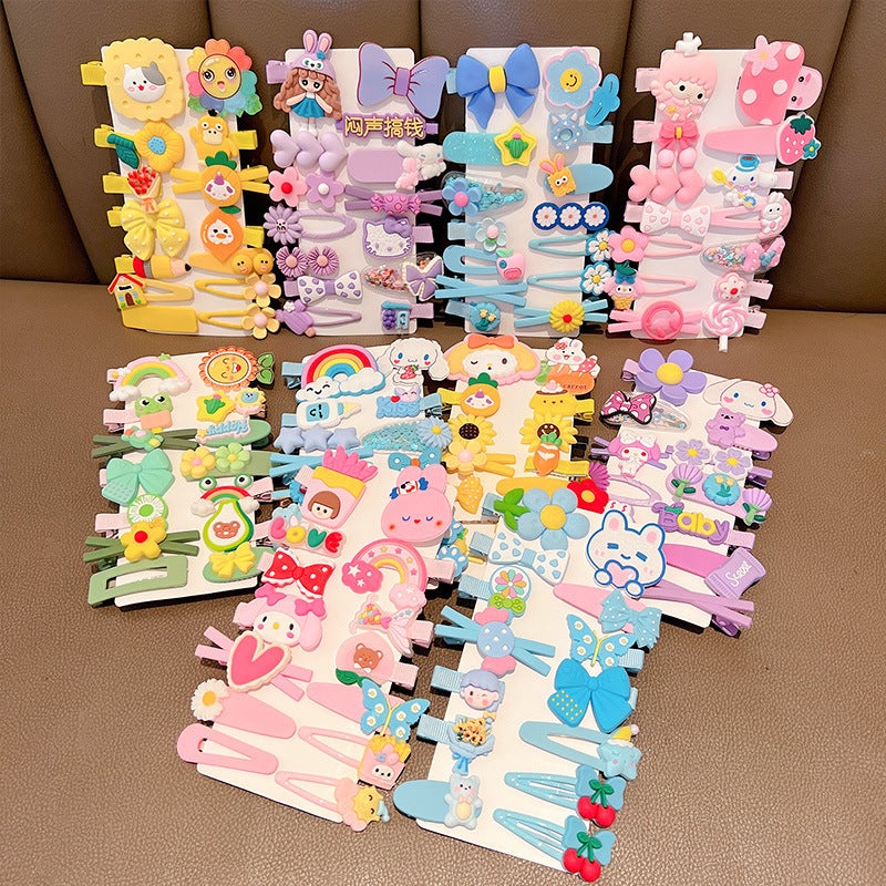 New Children'S Hairpin Set Korean Princess Hairpin Girls Cartoon Hair Accessories Cute Baby Broken Hairpin - Image 5