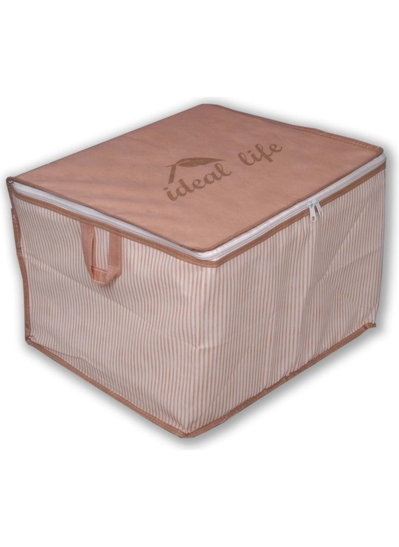 manda - Ideal Life Thick Mega Quilt Scrap 40X60X80 - Coffee - Image 1