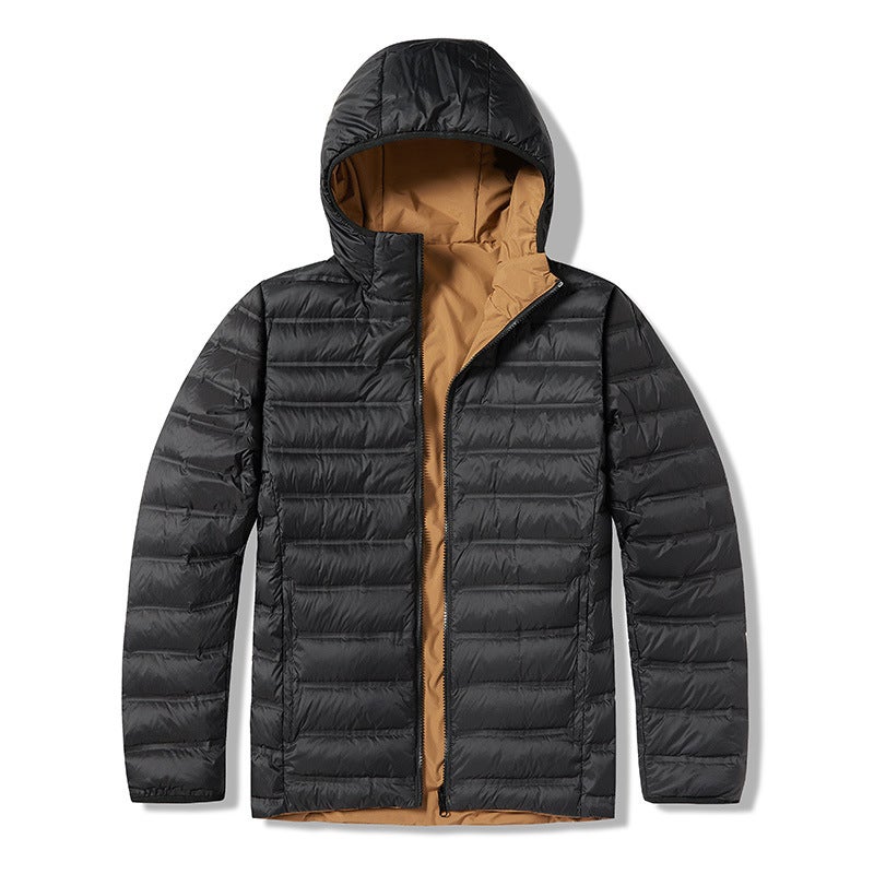 U.S. Version Of Beijia Down Jacket New Gb For Men And Women Wear Outdoor Warm Water-Repellent Lightweight Down Hooded Jacket