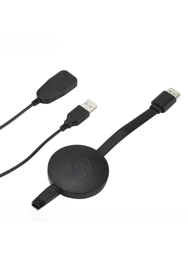 Android/IOS Wireless HDMI Co-screen Airplay Push Treasure HD Mobile TV Projection Video Transmission-Color:Black - Image 2
