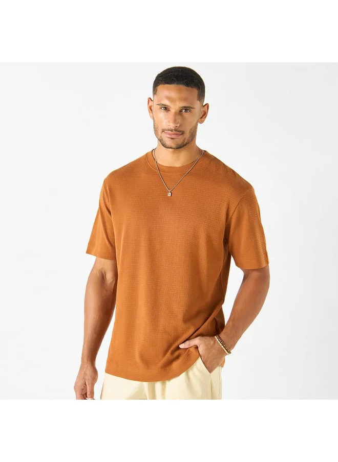 Iconic Iconic Textured Oversized T-shirt