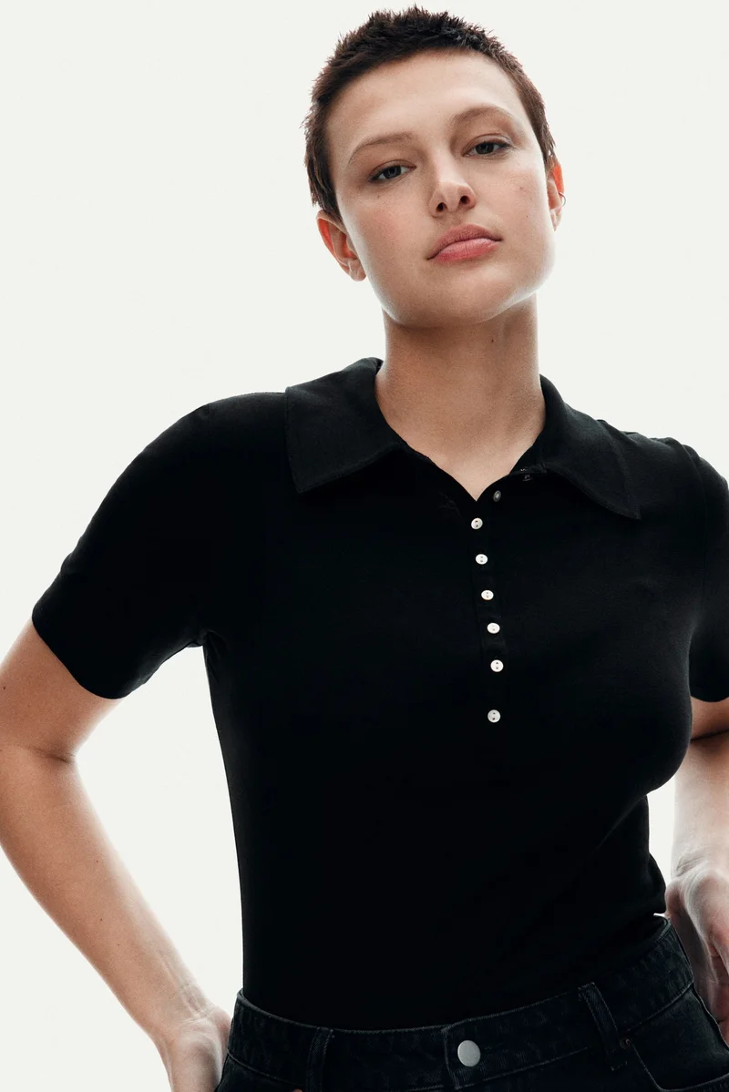 H&M Fitted polo shirt