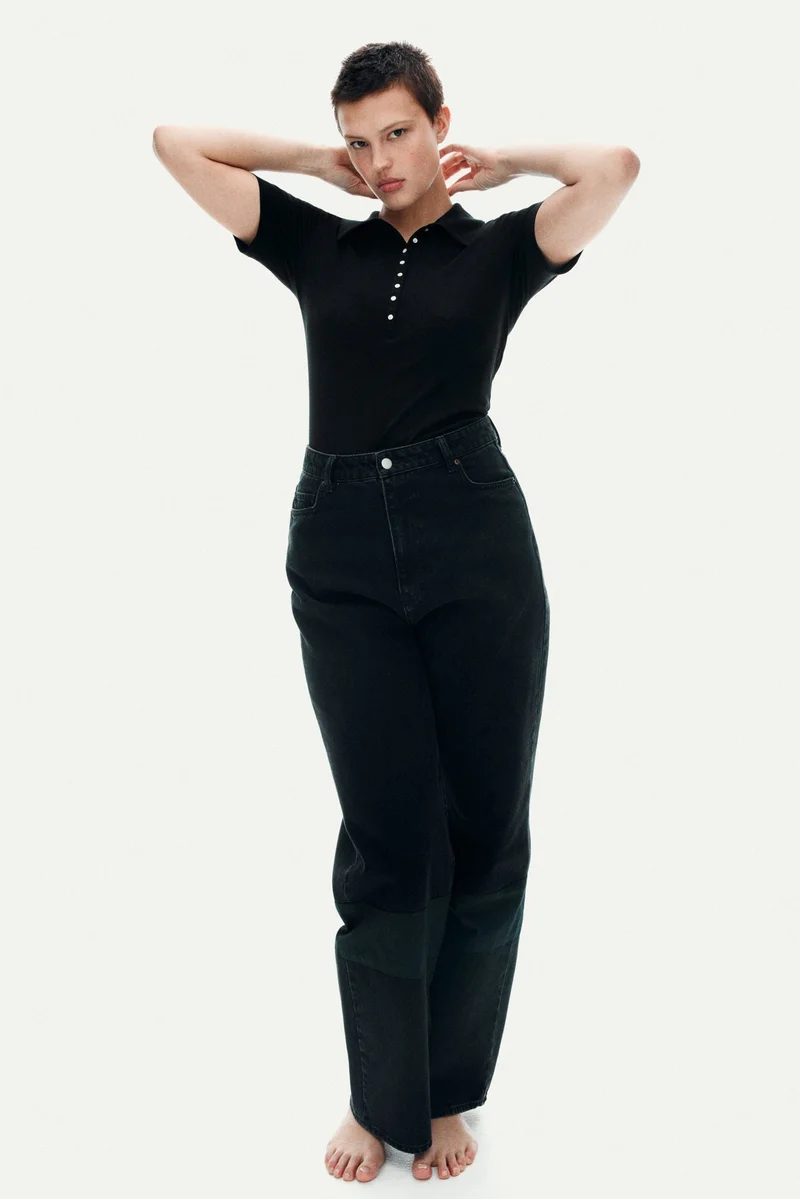 H&M Fitted polo shirt