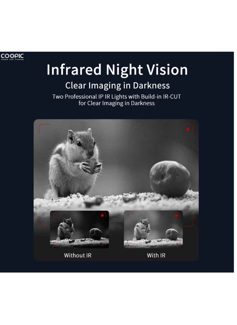 Coopic - COOPIC V5000 3’’ IPS 5K UHD Camera with 56MP Photos, 18X Zoom, Wi-Fi, IR Night Vision, Slow Motion & Time-Lapse, Remote Control & 270° Screen Rotation, Ideal for Vlogging, Live Streaming & Outdoor Adventures - Image 1