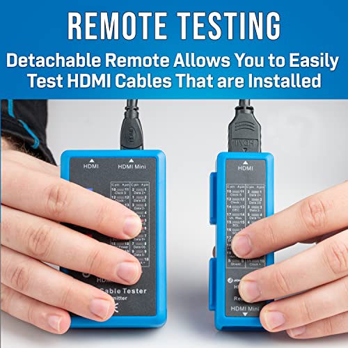 Jonard Tools HDMI-100 HDMI Cable Tester for HDMI and Mini HDMI Cables, Black - Image 4