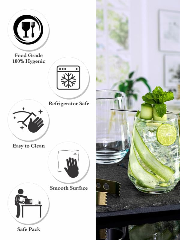 Goodhomes Glass Tumbler Set of 6pcs - Image 5