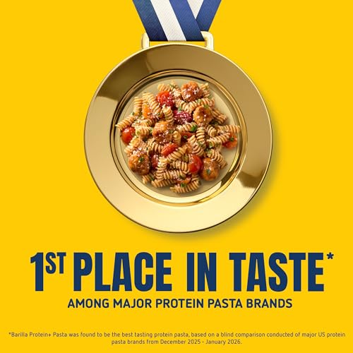 Barilla Protein Plus Rotini Pasta 145 Ounce  plant based  Made from Lentils Chickpeas  Peas  NonGMO Kosher Certified - Image 5