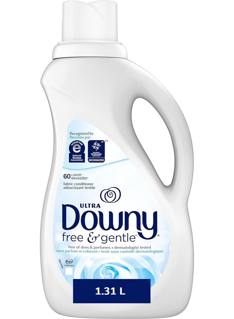 Downy Ultra Free & Gentle Liquid Fabric Conditioner 1.3 L - Image 1