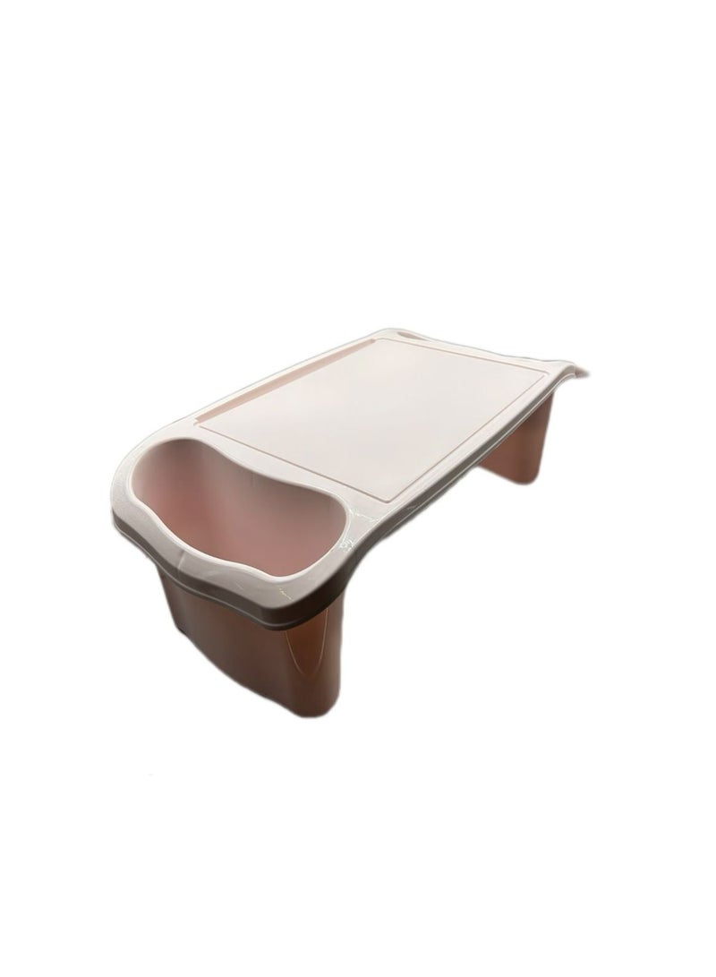 Generic A children's school table with side holes for several uses 