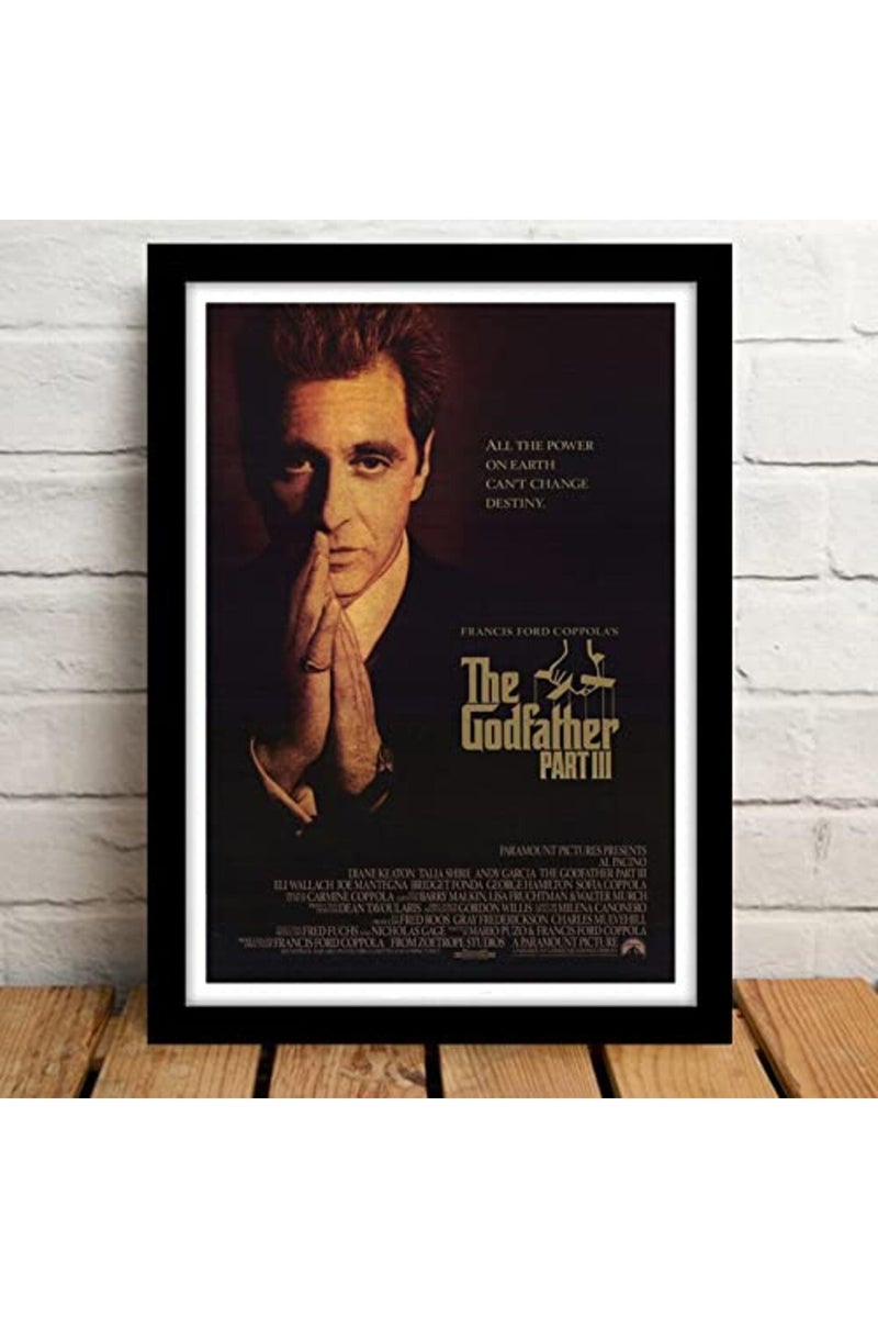 GRAY WALL Hollywood Poster Frame The Godfather Movie Framed Poster Acrylic Glass For Room & Office (10 Inch X 13 Inch, Multicolor) - Image 5