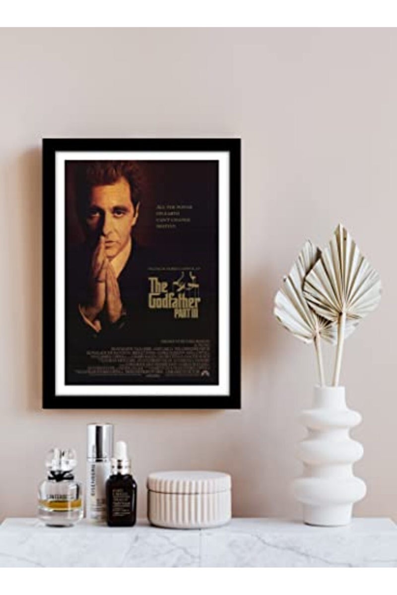 GRAY WALL Hollywood Poster Frame The Godfather Movie Framed Poster Acrylic Glass For Room & Office (10 Inch X 13 Inch, Multicolor) - Image 2