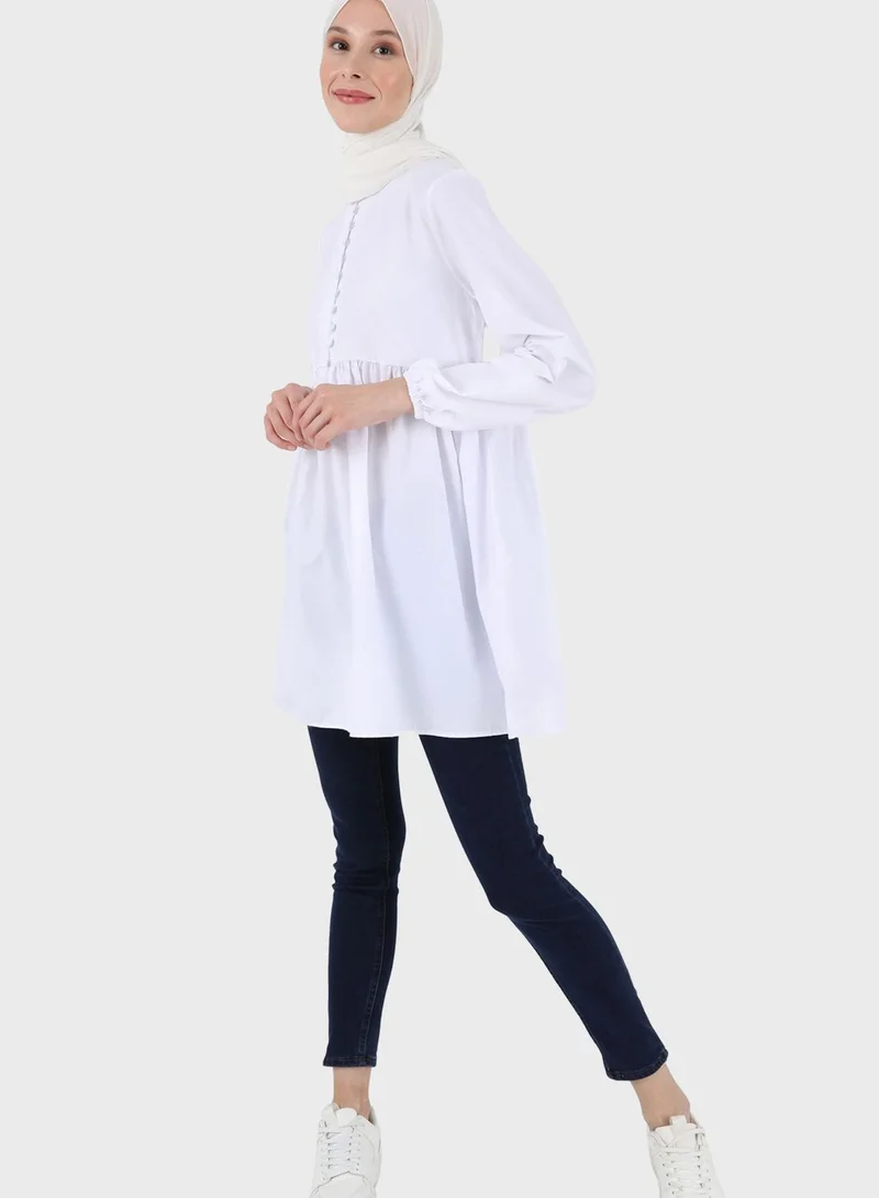 Refka by modanisa Button Detail Tunic
