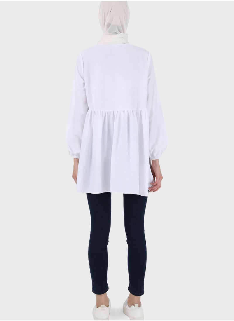Refka by modanisa - Button Detail Tunic - Image 1
