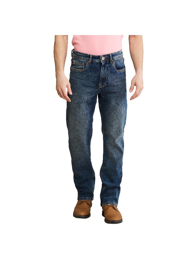 Being Human جينز رجالي بقصة بوت كات متوسطة اللون - Image 1