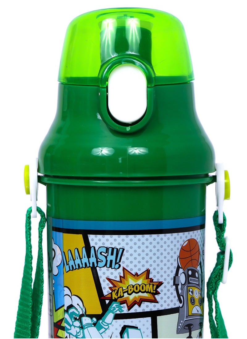 Eazy Kids زجاجة مياه 600 مل - أخضر  - Image 3