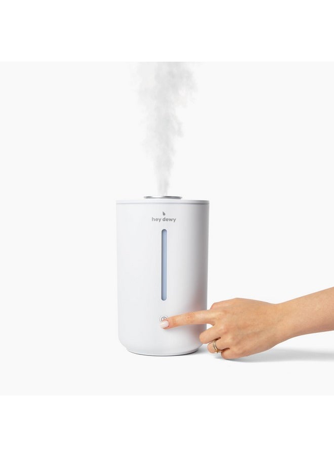 Hey Dewy Wellness Humidifier For Home Office Bathroom Spa Or Bedroom With Cool Utrasonic Mist Hydration (Pearl)  - Image 1
