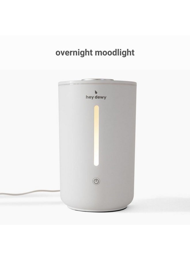 Hey Dewy Wellness Humidifier For Home Office Bathroom Spa Or Bedroom With Cool Utrasonic Mist Hydration (Pearl)  - Image 4