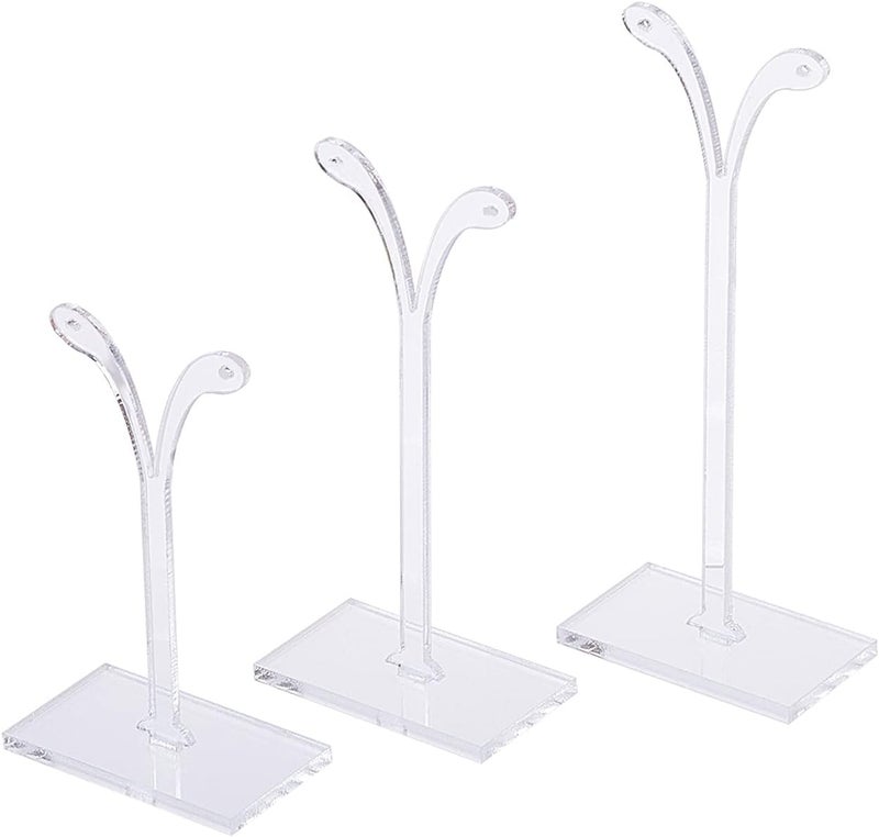 TPGP FINGERINSPIRE 15Pcs Acrylic Earring Tree Stand Clear Jewelry Display Organizer - Image 1