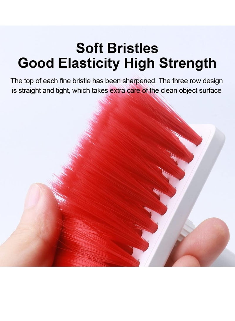 DUSALA Cleaning Soft Brush Keyboard Cleaner 5 in 1 Multi Function Computer Cleaning Tools Kit Corner Gap Duster Keycap Puller Removal Multi Brush for PC Laptop Airpods Pro Camera Lens Red - Image 4