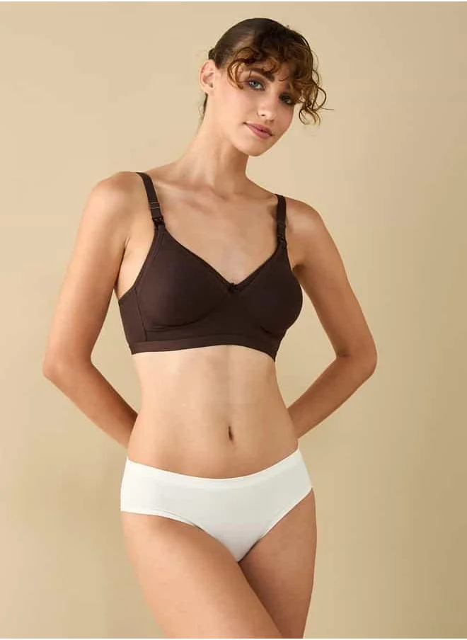 FAV Nursing Bra with Hook and Eye Closure