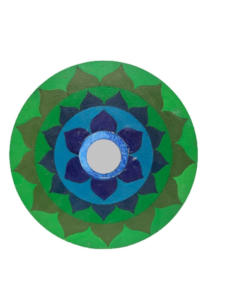 HIART24 HiART 24 Lord SHREENATHAJI PRE Marked Wooden MDF Base Mandala Rangoli CutOut Art Crafts 4 Kids Keychain Work Home Room DCOR Artistic DIY Work Art - Image 2