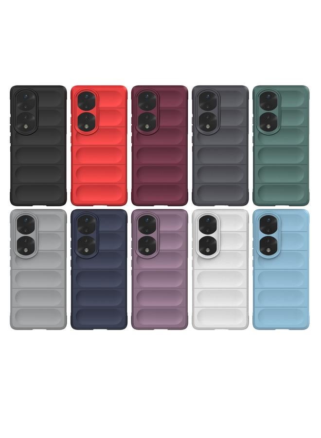 Green Tiger Case For Honor 70 Pro 5G Magic Shield TPU + Flannel Phone Case - Image 3