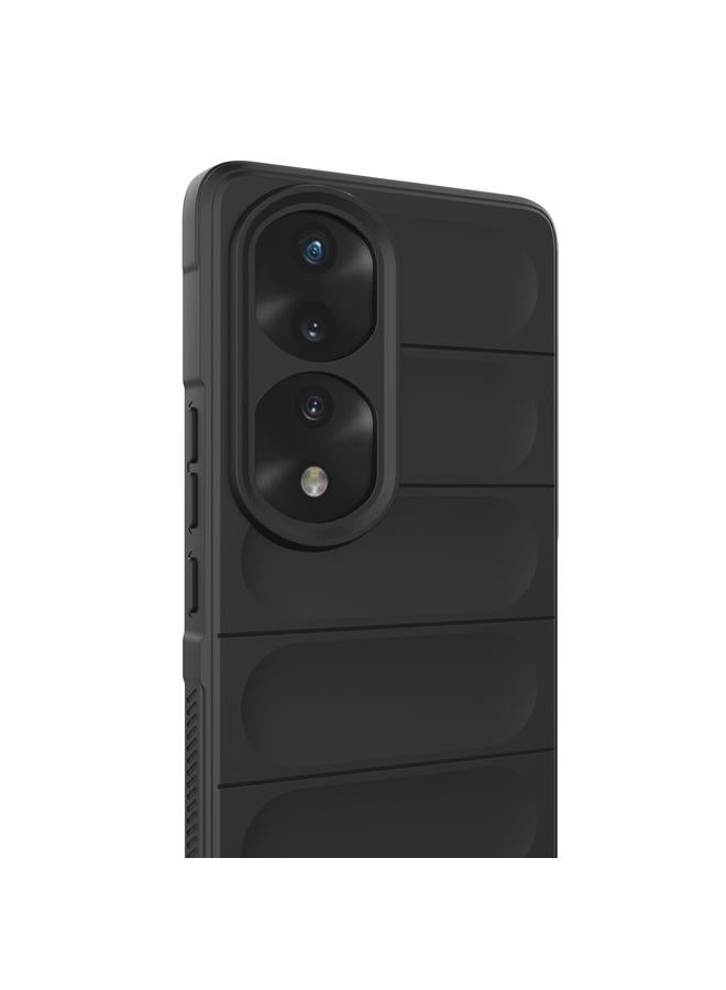 Green Tiger Case For Honor 70 Pro 5G Magic Shield TPU + Flannel Phone Case - Image 5