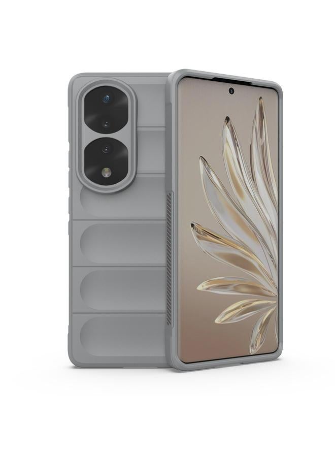 Green Tiger Case For Honor 70 Pro 5G Magic Shield TPU + Flannel Phone Case - Image 1