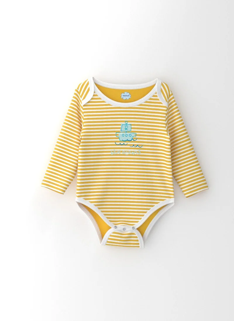 نوتيناتي Nautinati Infants' Cotton Pack of 2 Ocean Print Bodysuit