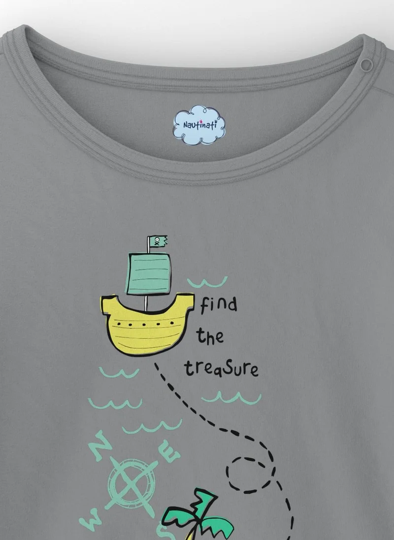 نوتيناتي Nautinati Infants' Cotton Pack of 2 Ocean Print Bodysuit