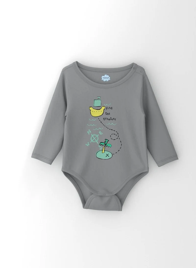 نوتيناتي Nautinati Infants' Cotton Pack of 2 Ocean Print Bodysuit
