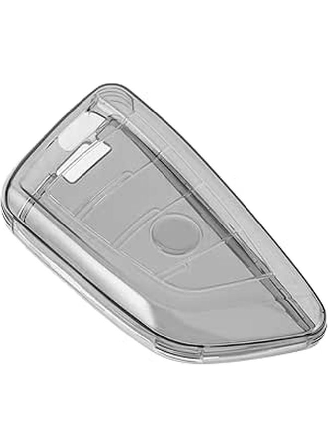 Black TPU Car Key Fob Cover Shell Protector Automotive Interior Accessory - Image 1