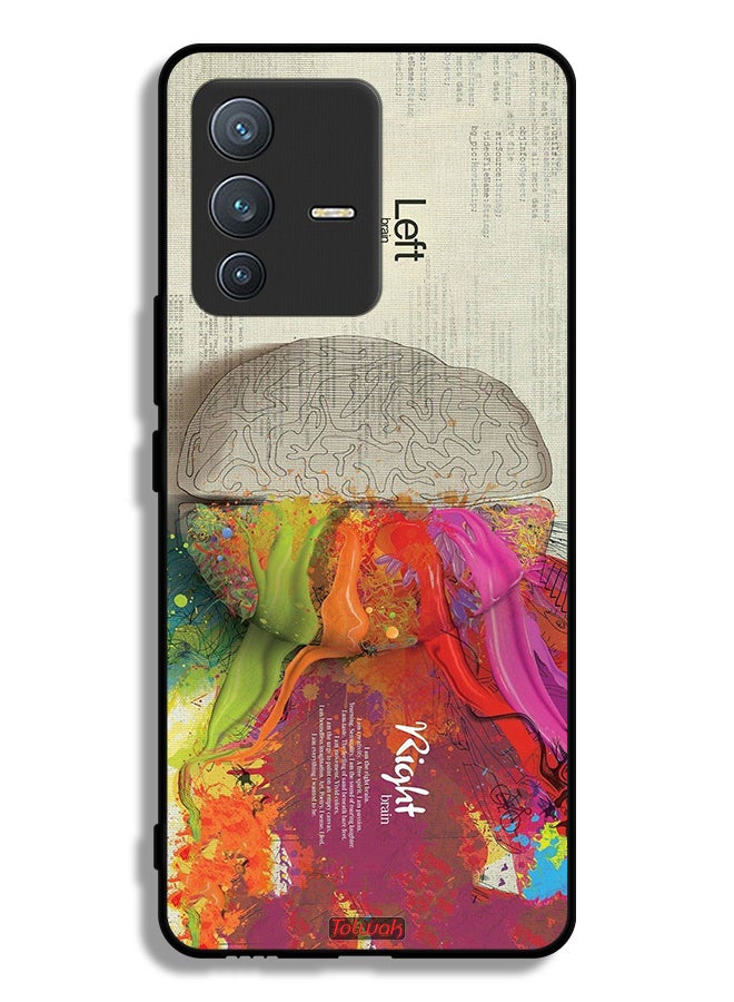 Tolwak Vivo S12 Pro 5G Protective Case Cover Abstract Brain Science Artwork - Image 1
