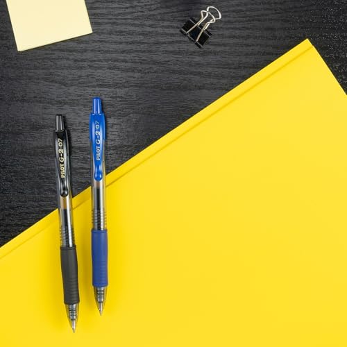 Pilot G2 Premium Gel Roller Pens, Fine Point 0.7 mm, Blue Ink Pens Fine Point, Pack of 4 - Ideal for School, Journaling, and Office Writing - Image 5