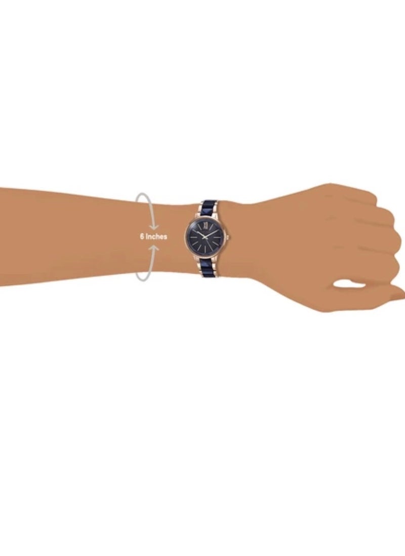 ANNE KLEIN - Anne Klein Women's Analog Stainless Steel AK1412NVRG - Image 1
