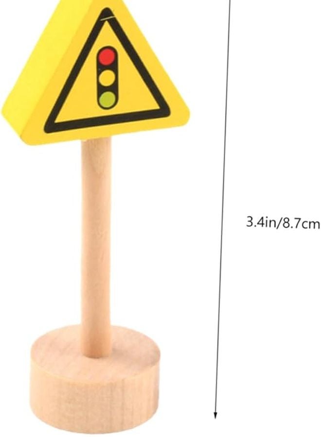 50 قطعة من مجموعة لعب إشارات المرور لعبة طريق تعليمية للأطفال تعزز المهارات المعرفية الحركية - Image 3