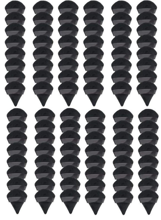 DATNASAYAD 96 Pieces Triangle Cosmetic Loose Powder Puffs Washable Reusable Soft Plush Foundation Sponge for Face Body Wet Dry Makeup Tool- Multicolor Pack of 96 - Image 1