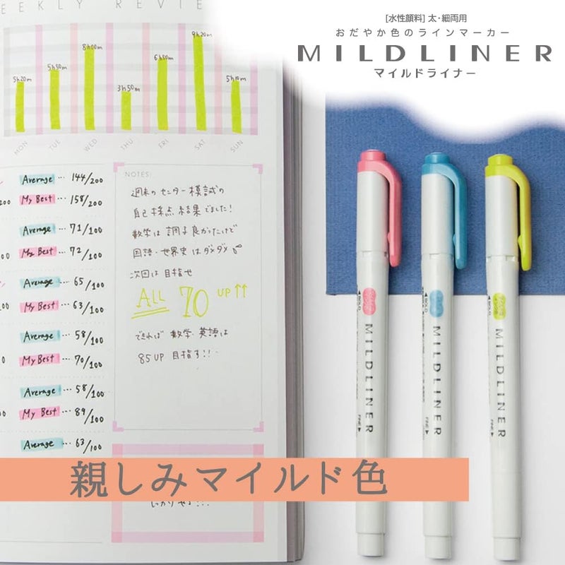 Zebra Pen Zebra Mildliner Highlighter Set - 5 Friendly Colors - Image 3