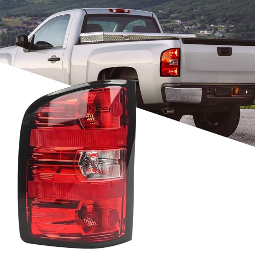 Huray Tail light Assembly for Chevy Silverado 2007-2013 1500 2500 HD 3500 HD OE Style Rear Brake Lamp 25958482 GM2800207 (Left) - Image 1