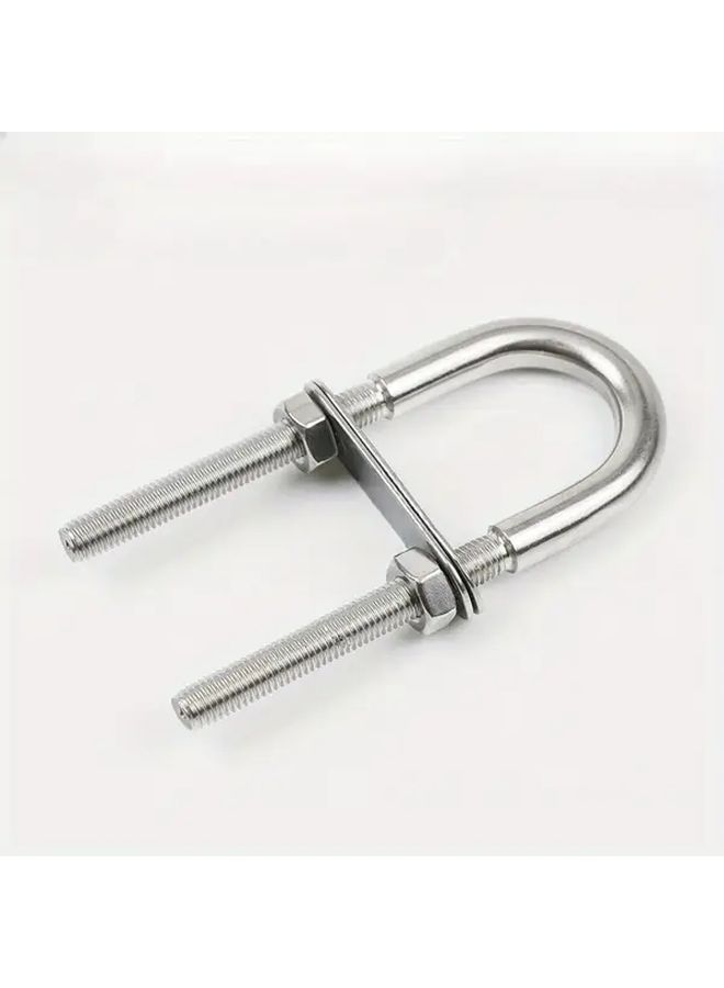 Marine Grade 316 Stainless Steel U Bolts 6mm X 90mm With Nylon Collar - Image 3