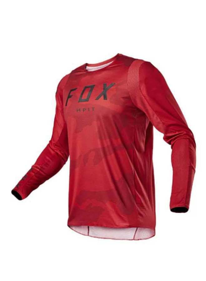 New Cycling Clothing Long-sleeved Motorcycle Downhill Clothing Men's Mountain Bike Cross-country Clothing Quick-drying Breathable Top