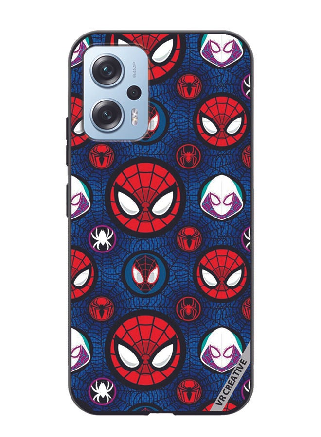 VR CREATIVE Protective Case Cover For Xiaomi Poco X4 GT Spiderman Design Multicolour - Image 1