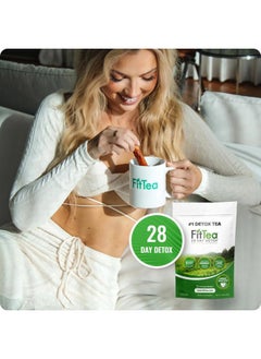 Fittea The ORIGINAL Fit Tea 28 Day Detox Tea - Detox Cleanse Tea for Women and Men - Clinically Tested Slim Tea Detox Drink  - Image 4