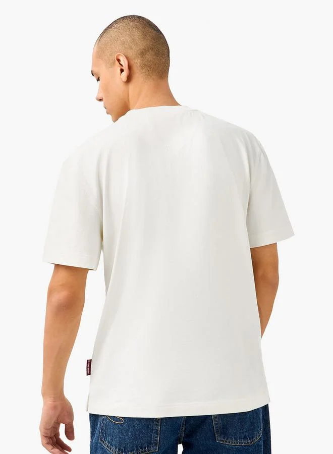 Lee Cooper  Lee Cooper Embroidered T-shirt for Men | Best Price UAE