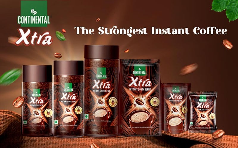Continental Coffee Continental XTRA Coffe Powder | 400g (8 Coffee Pouch, 50g Per Each) | Medium Roast | Strongest Instant Coffee | South Indian Coffee | BUY 4 + GET 4 FREE - Image 5