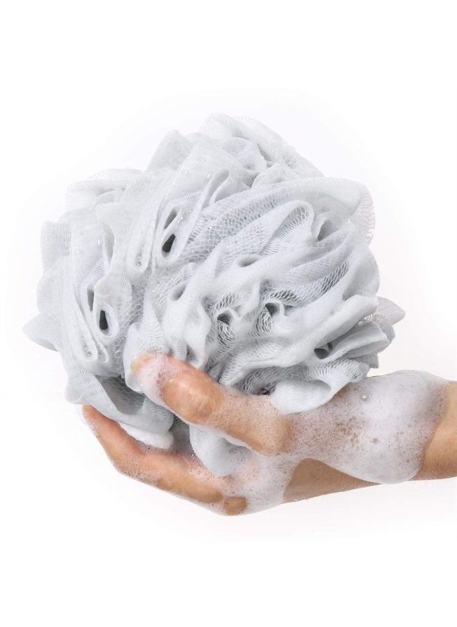 4 Pieces Bath Loofahs Body Puffs for Shower, 60g/pcs Shower Sponges Loofah Sponges Exfoliating