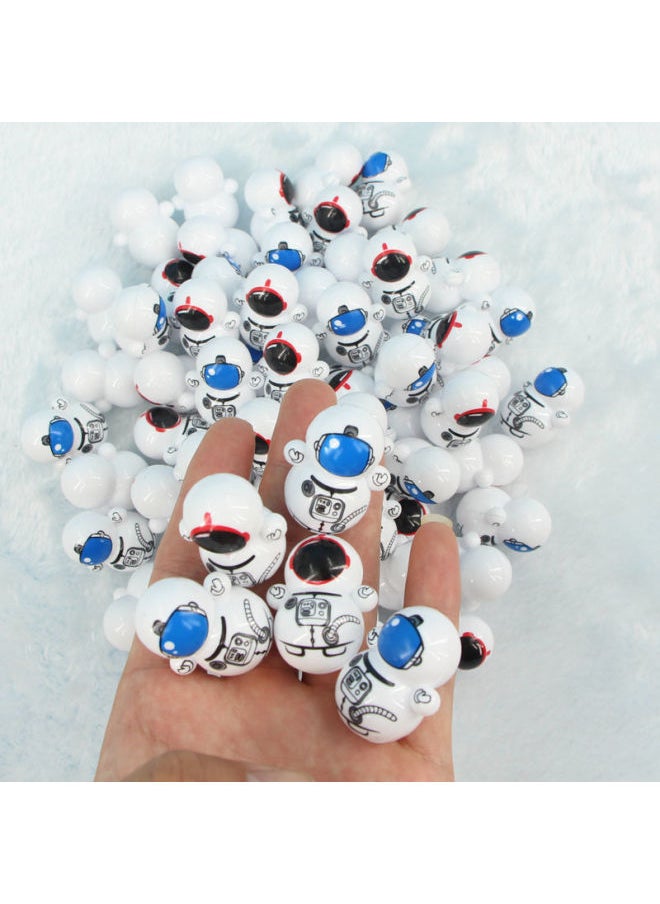 TikTok Same Cartoon Mini Penguin Tiger Blue Fatty Tumbler Toy Children's Educational Gift Desktop Ornaments-Color:Little Monster Tumbler  - Image 3