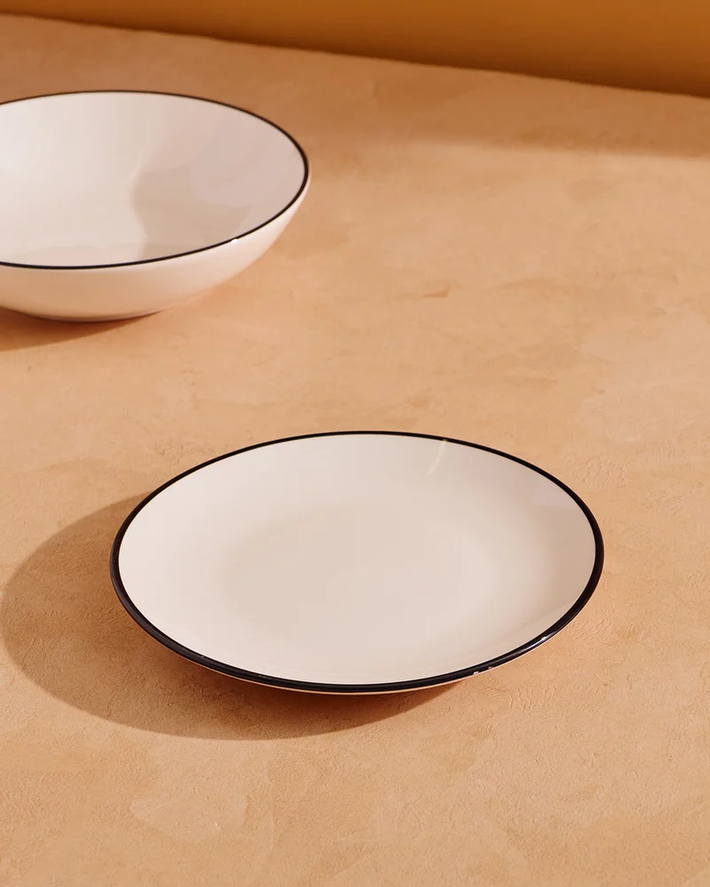 REDTAG Cream Round Side Plate