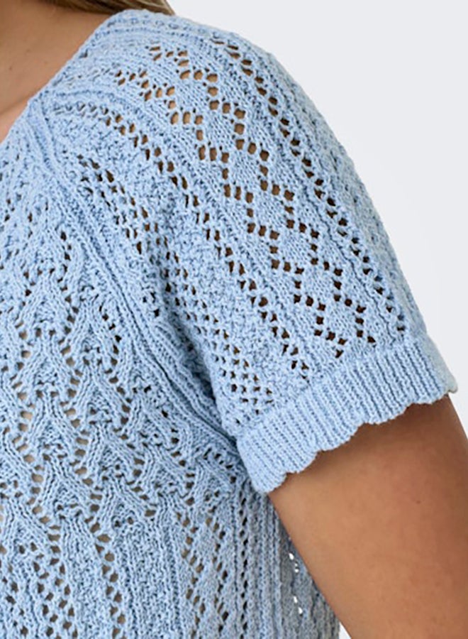 ONLY ONLY Womens Nola Life Shortsleeve Pullover Knit  - Image 4